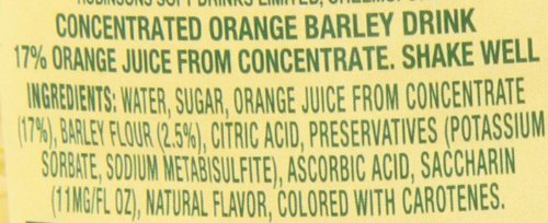 Robinson's Orange Barley Water, 28.7-Ounce (Pack of 4) - The Beer Connoisseur® Store