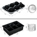 ROTTAY Ice Cube Trays (Set of 2), Sphere Ice Ball Maker with Lid & Large Square Ice Cube Maker for Whiskey, Cocktails and Homemade, Keep Drinks Chilled - The Beer Connoisseur® Store