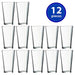 Set of 12 - Drinking Glasses 16 oz Highball Glasses Water Glasses Cup Sets Pint Glasses Beer Glasses Tumblers Glass Cups Bar Glasses Design for Home and Kitchen - The Beer Connoisseur® Store