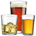 Set of 18 Sleek and Durable Drinking Glasses - Glassware Set Includes 6-17oz Highball Glasses, 6-13oz Rocks Glasses, 6-7oz Juice Glasses | Heavy Base Glass Cups for Water, Juice, Beer, & Cocktails. - The Beer Connoisseur® Store