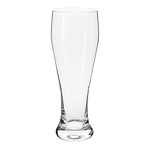 Set of 4 Tall 23 Oz Pilsner Beer Glasses, Clear Drinking Glassware - The Beer Connoisseur® Store
