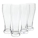 Set of 4 Tall 23 Oz Pilsner Beer Glasses, Clear Drinking Glassware - The Beer Connoisseur® Store