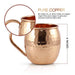 Set of 40 Pure Copper Moscow Mule Mugs by Mule Science with BONUS: Cocktail Copper 40 Straws, 2 Shot glasses and 40 coasters! - The Beer Connoisseur® Store