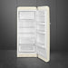 Smeg FAB28 50's Retro Style Aesthetic Top Freezer Refrigerator with 9.92 Cu Total Capacity, Multiflow Cooling System, Adjustable Glass Shelves 24-Inches, Cream Right Hand Hinge - The Beer Connoisseur® Store