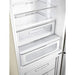 Smeg FAB32 50's Retro Style Aesthetic Bottom Freezer Refrigerator with 11.17 Cu Total Capacity, Multiflow Cooling System, Adjustable Glass Shelves 24-Inches, White Right Hand Hinge - The Beer Connoisseur® Store