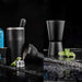Soing 11-Piece Black Bartender Kit,Perfect Home Cocktail Shaker Set for Drink Mixing,Stainless Steel Bar Tools with Stand,Velvet Carry Bag & Cocktail Recipes Cards (Black) - The Beer Connoisseur® Store