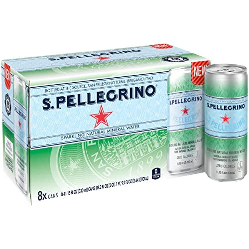 S.Pellegrino Essenza Variety Pack - Blood Orange, Wild Strawberry, Original (unflavored) ,11.15 Fl. Oz (Pack of 24) - The Beer Connoisseur® Store
