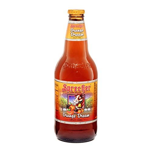 Sprecher Orange Dream, Fire-Brewed Craft Soda, Glass Bottle, 16oz, 12 Pack - The Beer Connoisseur® Store