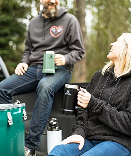 Stanley 10-02874-030 The Big Grip Beer Stein Matte Black 24OZ / .7L - The Beer Connoisseur® Store