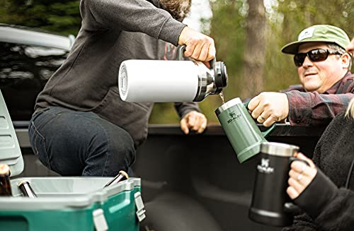 Stanley Go Growler, 64oz Stainless Steel Vacuum Insulated Beer Growler, Rugged Growler with Stainless Steel Interior, 24 Hours Cold and 4 Days Ice Retention - The Beer Connoisseur® Store