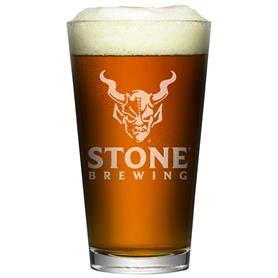 Stone Brewing Pint Glass - The Beer Connoisseur® Store