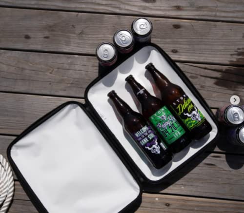 StowCo Small Portable Cooler Bag. Beach Supplies. Beer Bag Bottle Holder. Golf Beer Cooler. Insulated Small Cooler. Travel Cooler. Slim Iceless Cooler. - The Beer Connoisseur® Store