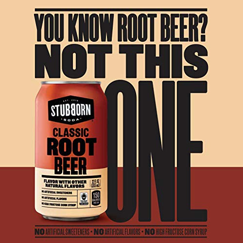 STUBBORN SODA, 3 Flavor Variety Pack, 12oz Cans (12 Pack) - The Beer Connoisseur® Store