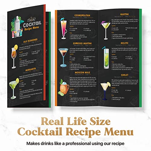 TEAVAS Mixology Bartender Kit with Bamboo Stand | 25-Piece Bar Essentials Set Comprising Stainless Steel Bar Tools | Sturdy Cocktail Shaker Set | Recipe Menu for Clubs, Lounge & Party | Barware Gift - The Beer Connoisseur® Store