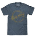 Tee Luv Blue Moon Beer T-Shirt - Blue Moon Brewing Company Gold Logo Shirt (Indigo-Black Heather) (S) - The Beer Connoisseur® Store