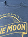 Tee Luv Blue Moon Beer T-Shirt - Blue Moon Brewing Company Gold Logo Shirt (Indigo-Black Heather) (S) - The Beer Connoisseur® Store