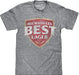Tee Luv Faded Milwaukee's Best Lager Beer Shirt (Graphite Snow Heather) (L) - The Beer Connoisseur® Store