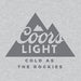 Tee Luv Men's Coors Light Beer Shirt - Cold As The Rockies Mountain Logo T-Shirt (Athletic Gray) (L) - The Beer Connoisseur® Store