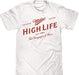 Tee Luv Miller High Life Beer Logo Shirt (White) (S) - The Beer Connoisseur® Store
