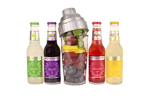 **The Official Cocktails of Dry January** - Mocktails Uniquely Crafted Alcohol Free Variety Pack | Non-Alcoholic Cocktail, Low Calorie, Non-GMO, Vegan Alternative | 6.8 Fluid Ounce (Pack of 12) - The Beer Connoisseur® Store