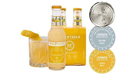 **The Official Cocktails of Dry January** - Mocktails Uniquely Crafted Alcohol Free Variety Pack | Non-Alcoholic Cocktail, Low Calorie, Non-GMO, Vegan Alternative | 6.8 Fluid Ounce (Pack of 12) - The Beer Connoisseur® Store