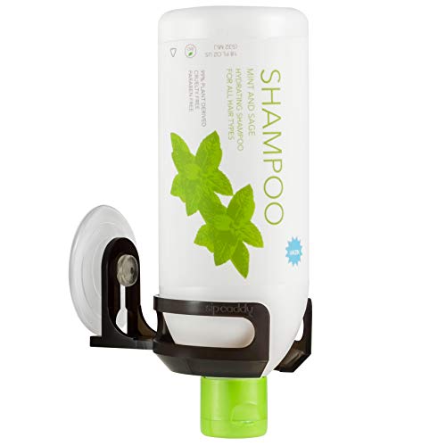 The Original SipCaddy Shower Beer & Bath Wine Holder | Portable Cupholder | Shower Caddy | Drink Holder for Beer & Wine | American-Made Suction Cup | The Best | Black - The Beer Connoisseur® Store