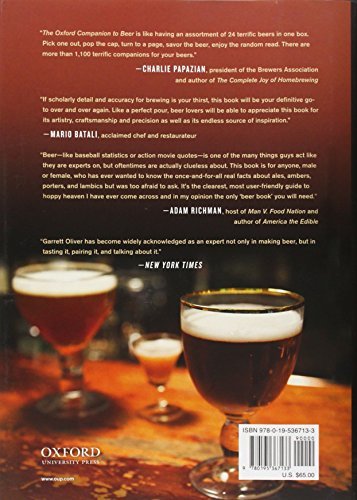The Oxford Companion to Beer (Oxford Companion To... (Hardcover)) - The Beer Connoisseur® Store