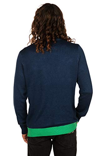 Tipsy Elves' Men's Christmas Tree with Beer Holsters Pullover - Funny Blue Ugly Christmas Sweater Size XX-Large - The Beer Connoisseur® Store