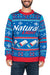 Tipsy Elves Men's Natural Light Ugly Christmas Sweater - Natty Light Xmas Sweater: X-Large Blue - The Beer Connoisseur® Store