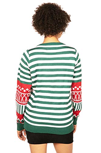 Tipsy Elves Tacky Ugly Christmas Sweater for Women with Attached Stocking from Size: Small - The Beer Connoisseur® Store