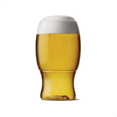 TOSSWARE POP 18oz Pint SET OF 12, Premium Quality, Recyclable, Unbreakable & Crystal Clear Plastic Beer Glasses, 12 Count (Pack of 1) - The Beer Connoisseur® Store