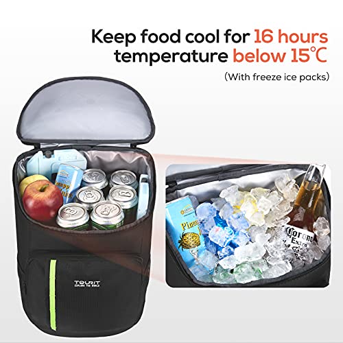 TOURIT Cooler Backpack 30 Cans Lightweight Insulated Backpack Cooler Leak-Proof - The Beer Connoisseur® Store