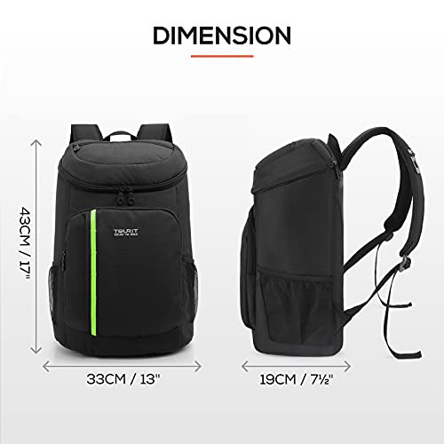 TOURIT Cooler Backpack 30 Cans Lightweight Insulated Backpack Cooler Leak-Proof - The Beer Connoisseur® Store
