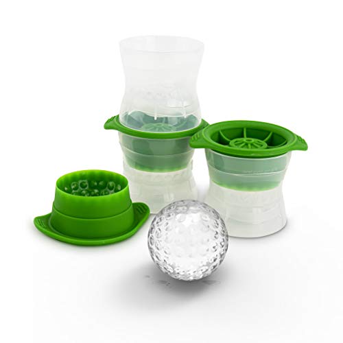 Tovolo Golf Ball Ice Molds (Set of 3) - Slow-Melting, Leak-Free, Reusable, & BPA-Free Craft Ice Molds / Great for Whiskey, Cocktails, Coffee, Soda, Fun Drinks, and Gifts - The Beer Connoisseur® Store