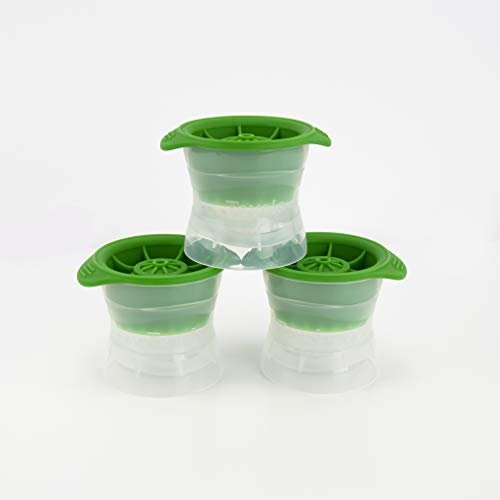 Tovolo Golf Ball Ice Molds (Set of 3) - Slow-Melting, Leak-Free, Reusable, & BPA-Free Craft Ice Molds / Great for Whiskey, Cocktails, Coffee, Soda, Fun Drinks, and Gifts - The Beer Connoisseur® Store