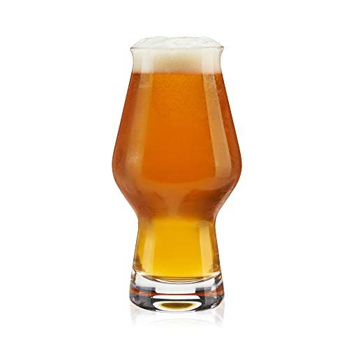 True IPA Glasses, Beer Pint Glasses, Craft Beer Glassware, IPA Glass Set, Set of 4, 16 Ounce Capacity, for Stouts, Pilsners, IPAs - The Beer Connoisseur® Store