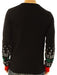 Ugly Christmas Party Sweater Unisex - Hoppy Holidays Santa Beer Drinking-Large Hoppy Holidays Black - The Beer Connoisseur® Store