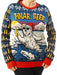 Ugly Christmas Party Unisex Ugly Christmas Sweater Polar Beer-Large Polar Beer Blue - The Beer Connoisseur® Store