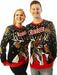 Ugly Christmas Party Unisex Ugly Christmas Sweater Reinbeer-Medium Reinbeer Black - The Beer Connoisseur® Store