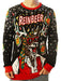 Ugly Christmas Party Unisex Ugly Christmas Sweater Reinbeer-Medium Reinbeer Black - The Beer Connoisseur® Store