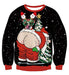 Uideazone Print Xmas Sloth Shirt Collage Ugly Christmas Sweater Pullover Sweatshirts - The Beer Connoisseur® Store