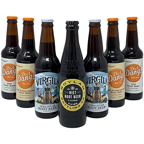 Ultimate Craft Soda Beverage Samplers - Mix Variety Case - Gourmet Sodas from All Around the Country - Choose Your Flavor - 12oz (12-Pack, 24-Pack) (Diet Root Beer - 24 Pack) - The Beer Connoisseur® Store