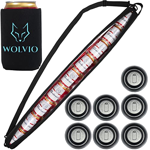 Upgraded Golf Beer Sleeve for Golf Bag with 7 Reusable Cold Packs - XL-Size: 9 Cans Golf Cooler Bag - Great Golf Gift - Golf Bag Beer Cooler Sleeve - Beer Holder Sling Keeps Beverages Cold - The Beer Connoisseur® Store