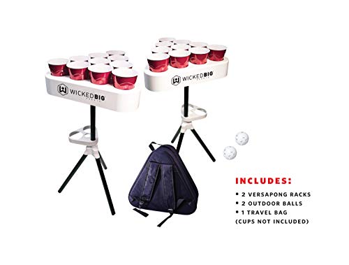 Versapong Portable Beer Pong Table/Tailgate Game with Backpack Carry Case and Balls - The Beer Connoisseur® Store