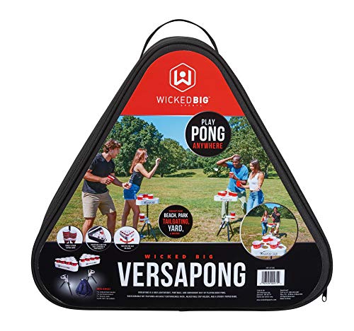 Versapong Portable Beer Pong Table/Tailgate Game with Backpack Carry Case and Balls - The Beer Connoisseur® Store