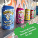 WARHEADS SODA - Sour Fruity Soda with Classic Warheads Flavors – Perfectly Balanced Sweet and Sour Soda - Warheads Candy Throwback Treat, Soda, Cocktail Mixer, Pack of 5, 12oz Cans (Sampler Pack) - The Beer Connoisseur® Store