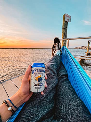 Waterloo Sparkling Water, Blackberry Lemonade Naturally Flavored, Pack of 24, 12 Fl Oz Cans | Zero Calories | Zero Sugar or Artificial Sweeteners | Zero Sodium - The Beer Connoisseur® Store