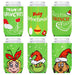 Whaline 12Pcs Christmas Can Sleeves Red Green Merry Christmas Can Covers 12 oz Reusable Xmas Character Neoprene Thermocoolers for Beverages Cans Bottles Xmas Winter Party Favors Decor - The Beer Connoisseur® Store