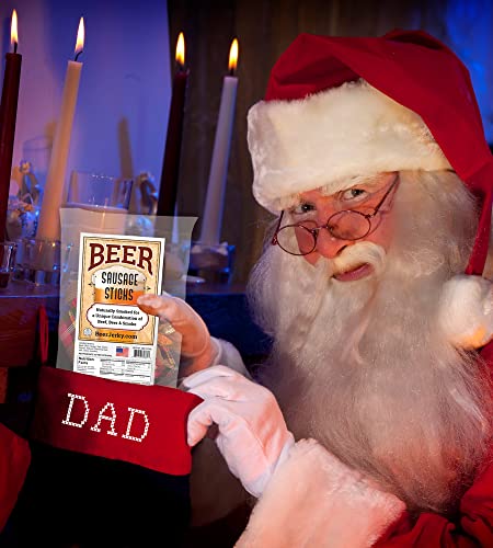 WhiskeyJerky.com, Beef Jerky and Sausage Sticks Marinated in Whiskey, Variety 3-Packs , Jerky Gifts for men (Orig & Habanero Whiskey Jerky / Beer Sausage) - The Beer Connoisseur® Store