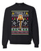 Wild Bobby Fragile Leg Lamp Christmas Story Funny Xmas Ugly Christmas Sweater Unisex Crewneck Graphic Sweatshirt, Black, X-Large - The Beer Connoisseur® Store